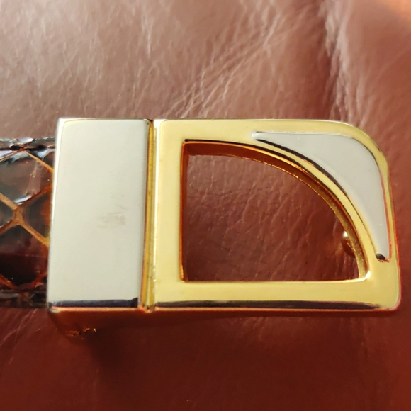 *FINAL PRICE* Landes genuine snake Vintage belt size S - Picture 2 of 4